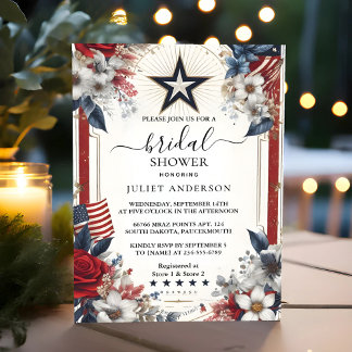 At Army War Marine Tactical Military Bridal Shower Invitation