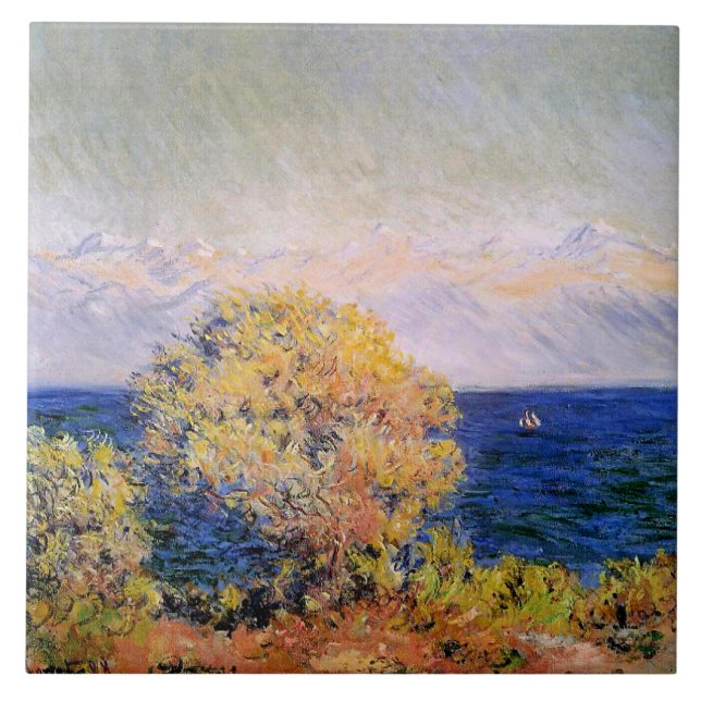 At Cap d'Antibes, Mistral Wind, Tile (Front)