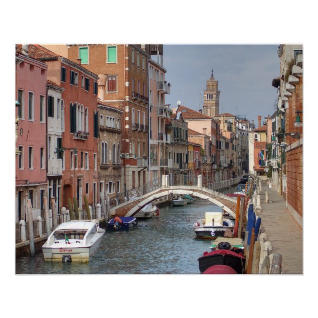 At Dorsoduro, Venice Italy Poster (Front)