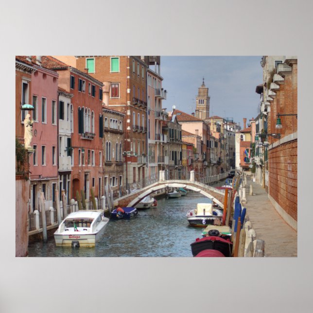 At Dorsoduro, Venice Italy Poster (Front)