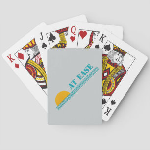 "At Ease" custom playing cards