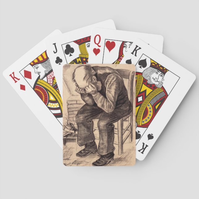 At Eternitys Gate - Van Gogh Playing Cards (Back)