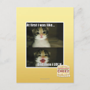 At first I was like Postcard