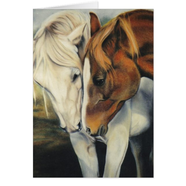 "At First Sight" equine card (Front)