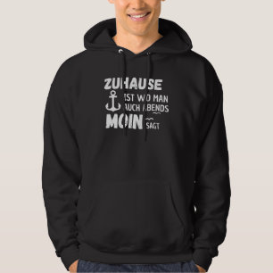 At Home Moin North German Lighthouse Anchor Hoodie