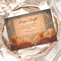 At Home Movie Night Diapper Raffle
