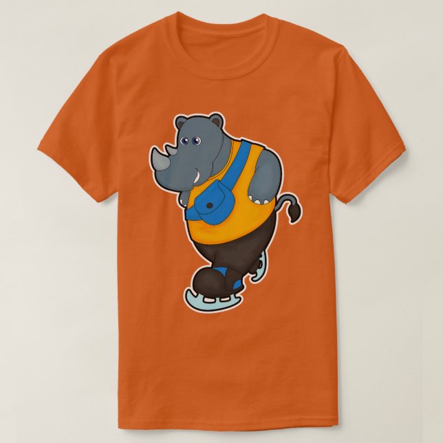 at Ice skating with Sling bag T-Shirt (Design Front)