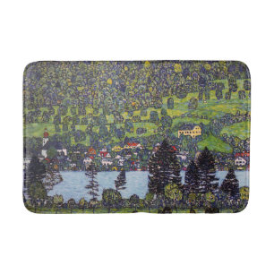 At Lake Atter, Gustav Klimt Bath Mat