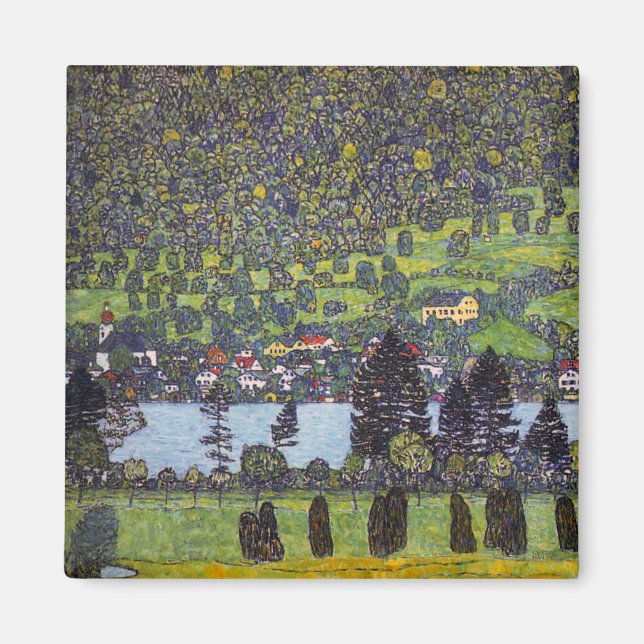 At Lake Atter, Gustav Klimt Magnet (Front)