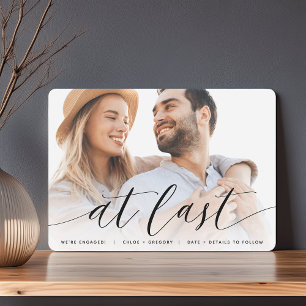 At Last   Full Photo Engagement Announcement