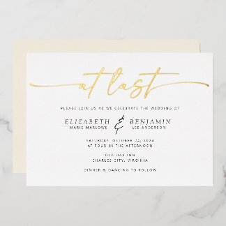 At Last Horizontal Wedding 