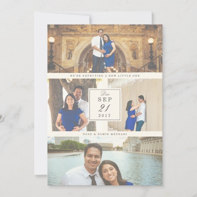 At Last Pregnancy Announcement (Front)