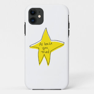 At Least You Tried - Yellow Star Case-Mate iPhone Case