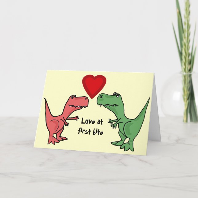 AT- Love at First Bite Dinosaur Card (Front)