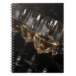 At my age I need wine glasses Spiral Notebook
