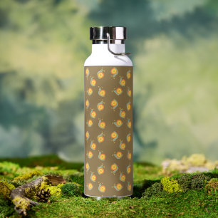 At My Own Pace Cute Snail Pattern Stainless Steel Water Bottle