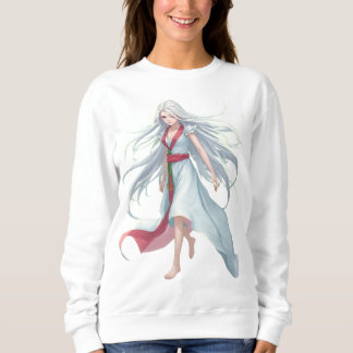 At Night Anime Women’s Basic Sweatshirt
