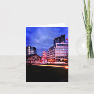 At night card