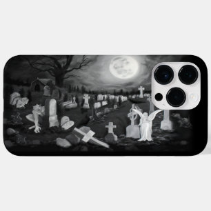 At night on the cemetery - Angel with Devil Case-Mate iPhone 14 Pro Max Case