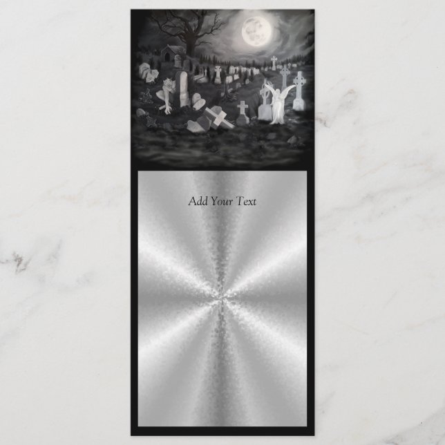 At night on the cemetery - Angel with Devil Menu (Front)