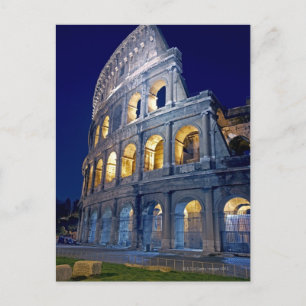 at night side postcard