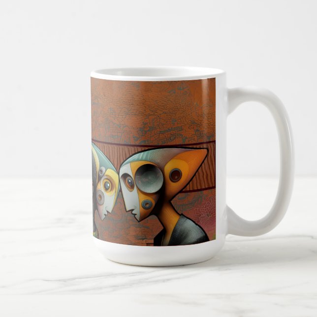 At Odds? Find Your Connection. Coffee Mug (Right)