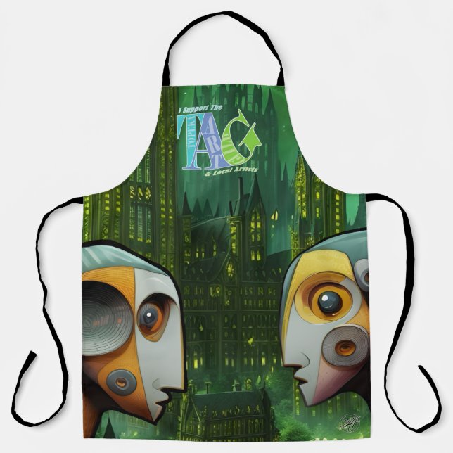 At Odds in the City Apron (Front)