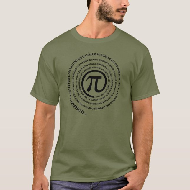 At Pi Sign, Spiral Version T-Shirt (Front)