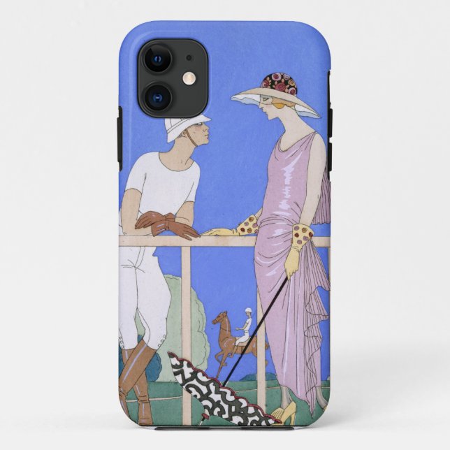 At Polo, 1920-29 (pochoir print) Case-Mate iPhone Case (Back)
