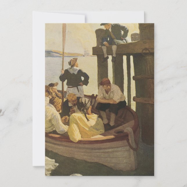 At Queen's Ferry by NC Wyeth, Vintage Pirates (Front)