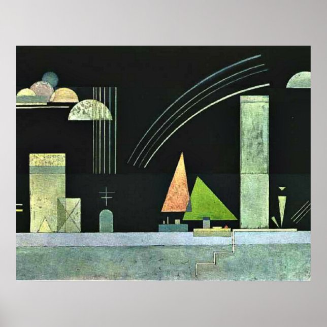At Rest by Kandinsky Poster (Front)