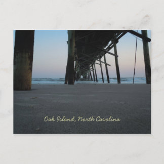 At Sea Level - Oak Island, NC Postcard