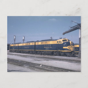 AT&SF EMD FT, set Postcard