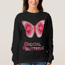 At Social Hashtag Butterfly