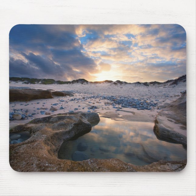 At Sunset In A Puddle Mouse Pad (Front)