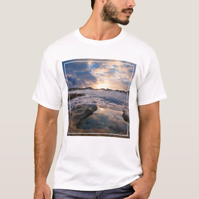 At Sunset In A Puddle T-Shirt (Front)
