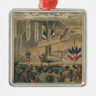 At the Aircraft Salon Metal Tree Decoration