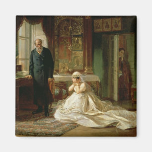 At the Altar, 1870s Magnet