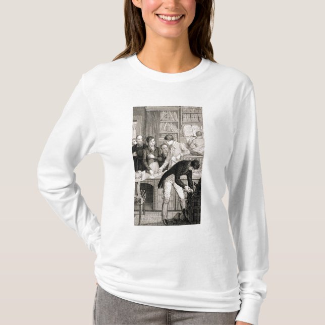 At the Bank, c.1800 (engraving) T-Shirt (Front)