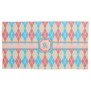 At the Beach Argyle Pillow Case