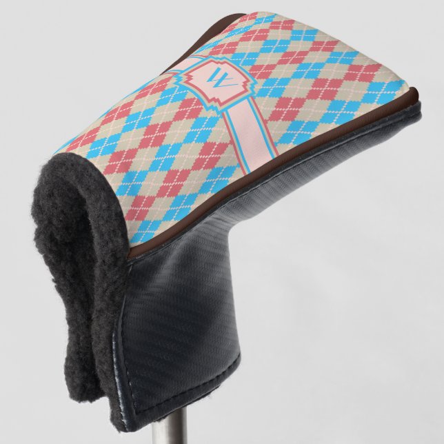 At the Beach Argyle Putter Cover (3/4 Front)