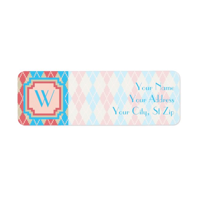 At the Beach Argyle Return Address Label (Front)