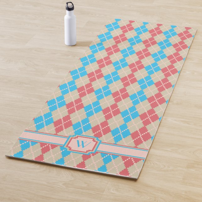 At the Beach Argyle Yoga Mat (In Situ)