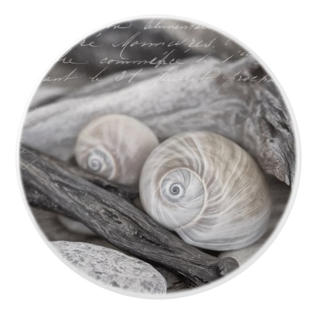 At the beach ceramic knob (Front)
