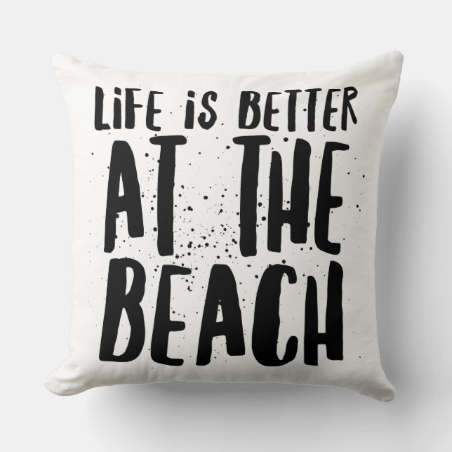 At The Beach Cushion (Front)