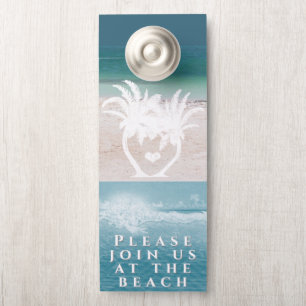 At The Beach Door Hanger