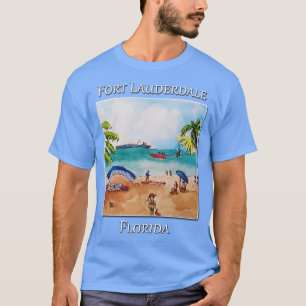 At the beach Fort Lauderdale Florida TShirt 3