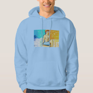 At the beach hoodie