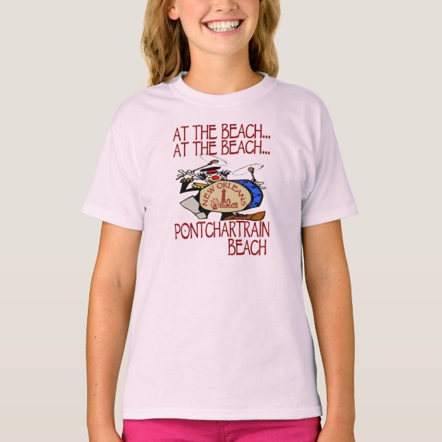 At The Beach... Pontchartrain Beach T-Shirt (Front)
