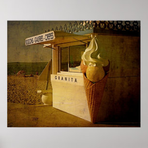 At the Beach Poster